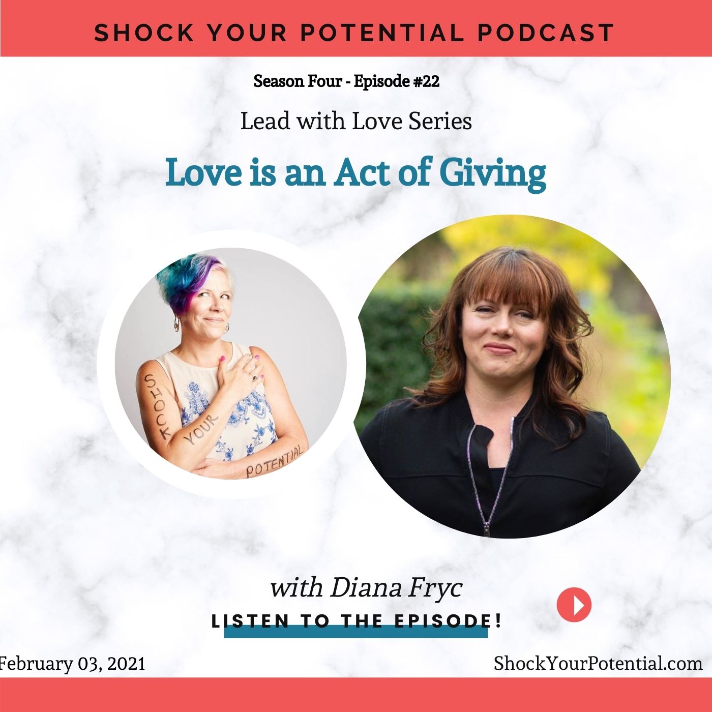 Love is an Act of Giving – Diana Fryc