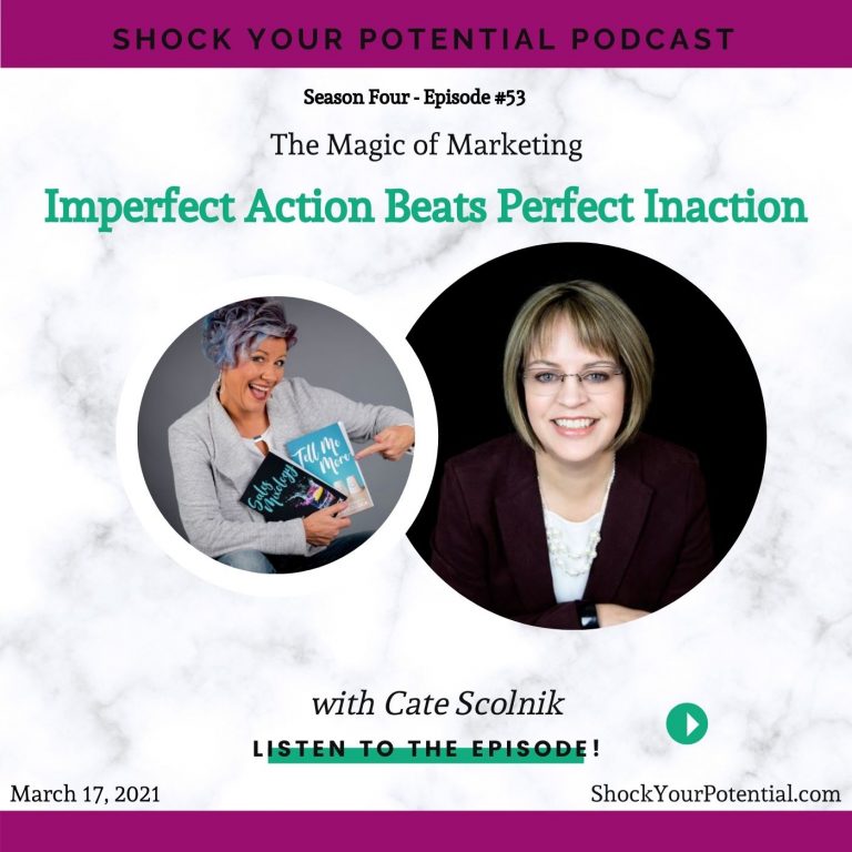 Read more about the article Imperfect Action Beats Perfect Inaction – Cate Scolnik