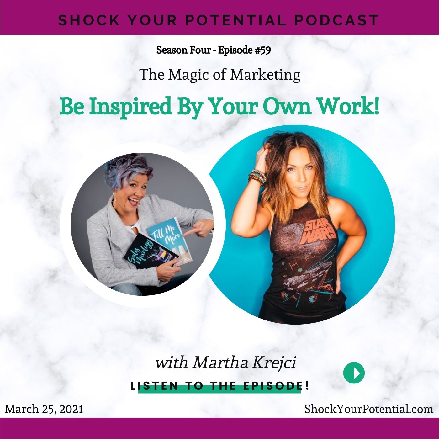 Be Inspired By Your Own Work! – Martha Krejci