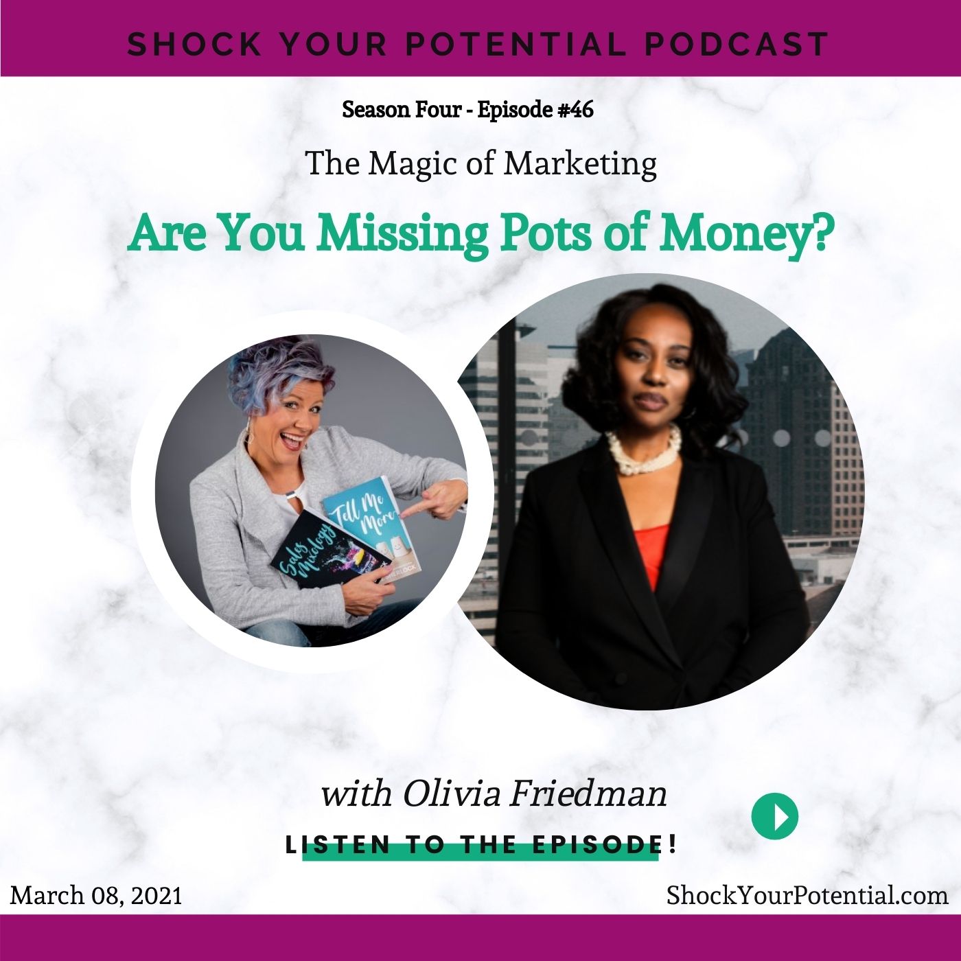 Are You Missing Pots of Money? – Olivia Grace Friedman